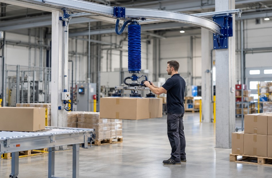 vacuum lifter support system